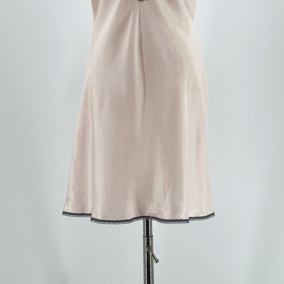 VTG Wendy Ann Satin/Lace Lingerie Mini Slip Small Coquette Feminine Dainty Pink - Picture 3 of 8